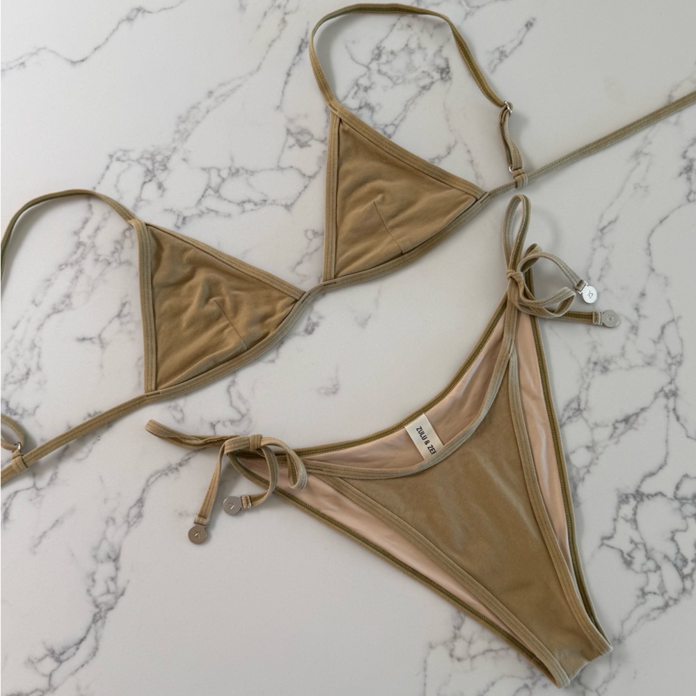 Zulu & Zephyr Dawn Triangle Top & High Cut Bottom - Size S/M